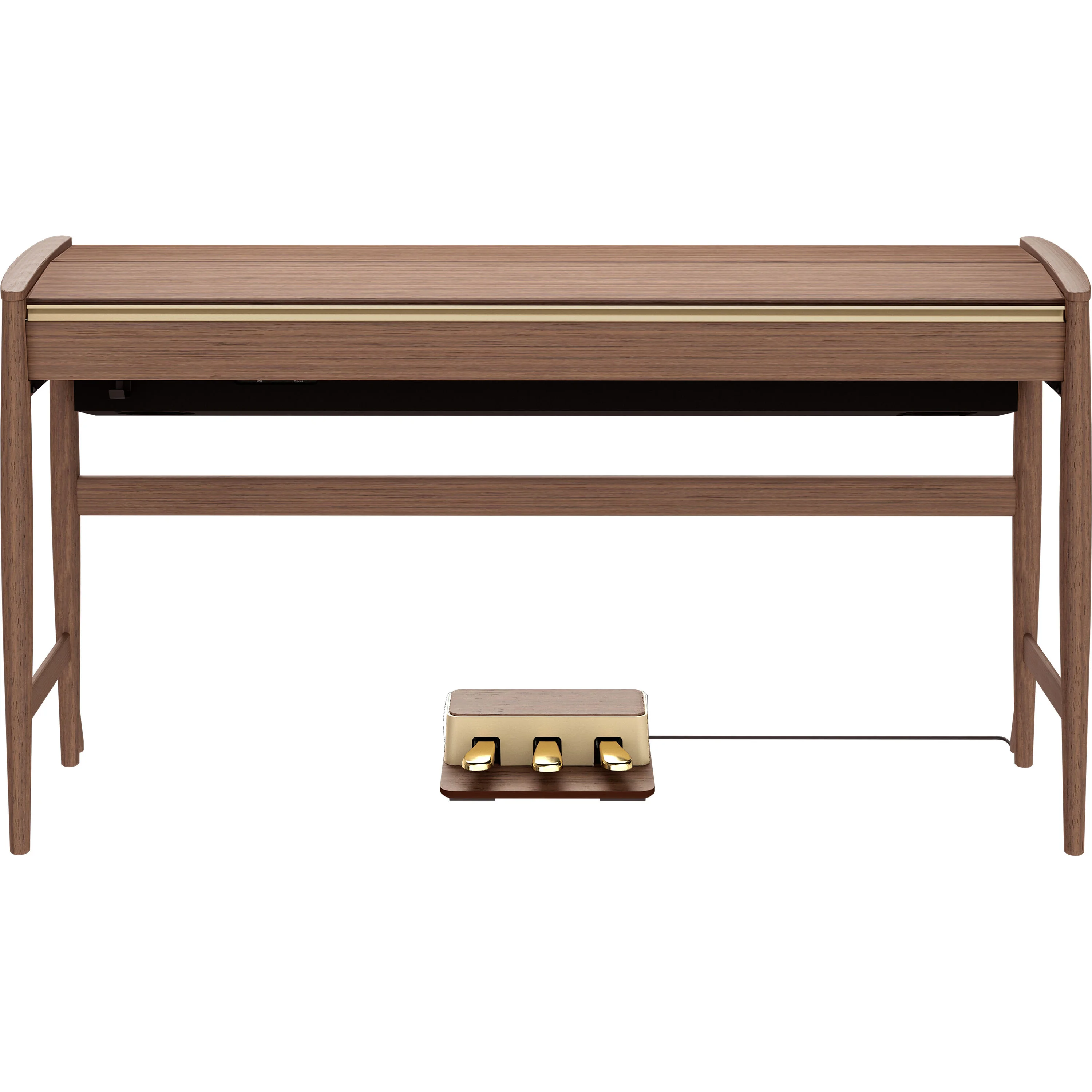 Roland Kiyola KF-20 Digitalpiano Walnuss geschlossene Klappe modernes Design
